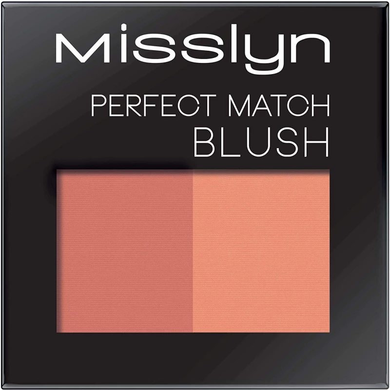 Misslyn Perfect Match Blusher No.85 Coral and Peach - ميسلين كوزمتكس