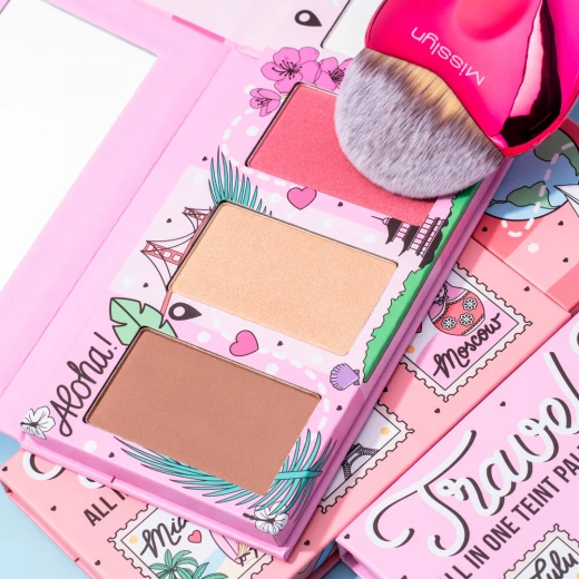 Misslyn Travel Kit All In One Teint Palette No. 2 Jetsetter - ميسلين كوزمتكس - Image 3