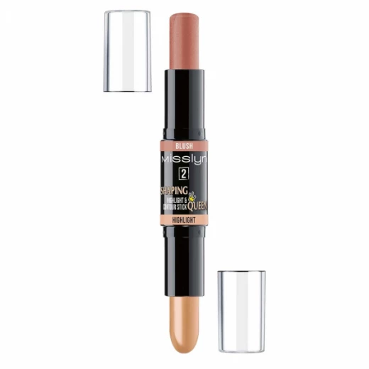 Misslyn Shaping Queen highlight & Blush Stick 2 Misslyn Shaping Queen highlight & Blush Stick 2