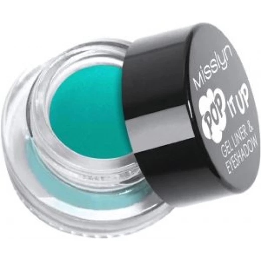 Misslyn Pop It Up Gel Liner & Eyeshadow No. 22 Turquoise Misslyn Pop It Up Gel Liner & Eyeshadow No. 22 Turquoise