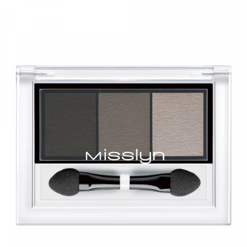 Misslyn High Shine Trio Eyeshadow No. 14 Rosewood - ميسلين كوزمتكس