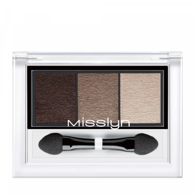 Misslyn High Shine Trio Eyeshadow No. 80 Oxford Street - ميسلين كوزمتكس