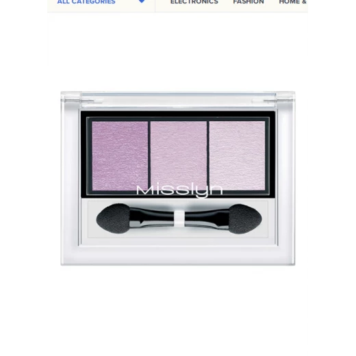 Misslyn High Shine Trio Eyeshadow No.27 Cinderella Misslyn High Shine Trio Eyeshadow No.27 Cinderella