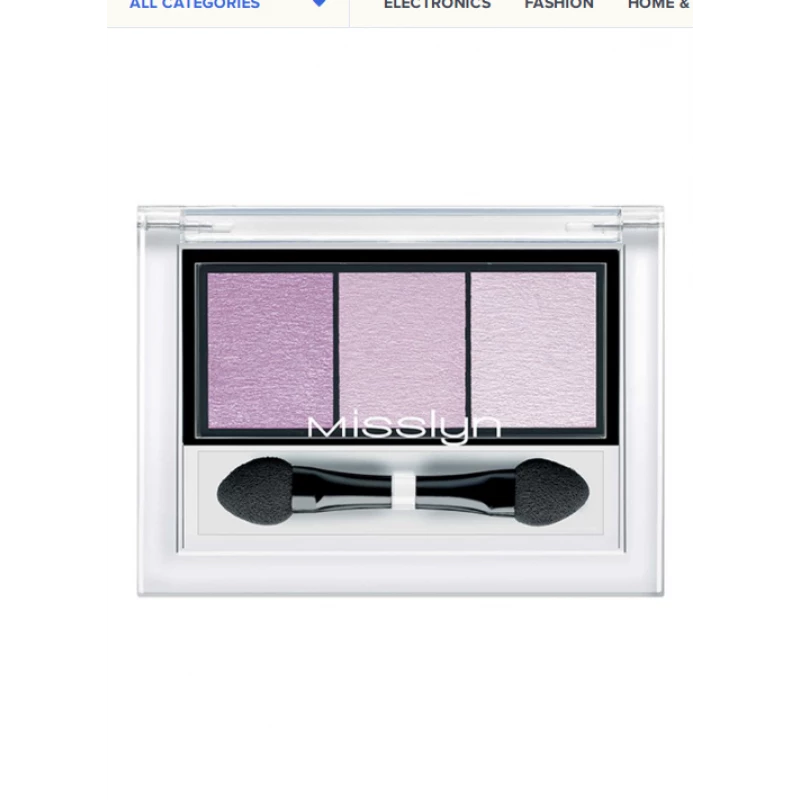 Misslyn High Shine Trio Eyeshadow No.27 Cinderella - ميسلين كوزمتكس