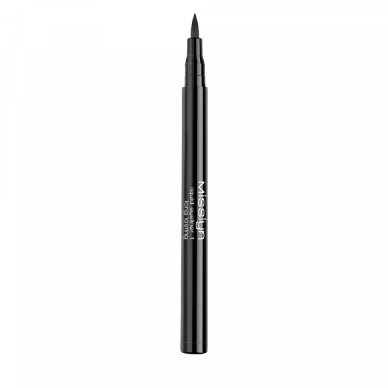 Misslyn Black Long Lasting Liquid Eyeliner No.1 Black - ميسلين كوزمتكس