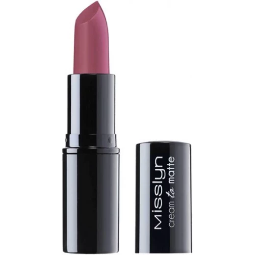 Misslyn Cream To Matte Lipstick No. 246, Purple Misslyn Cream To Matte Lipstick No. 246, Purple