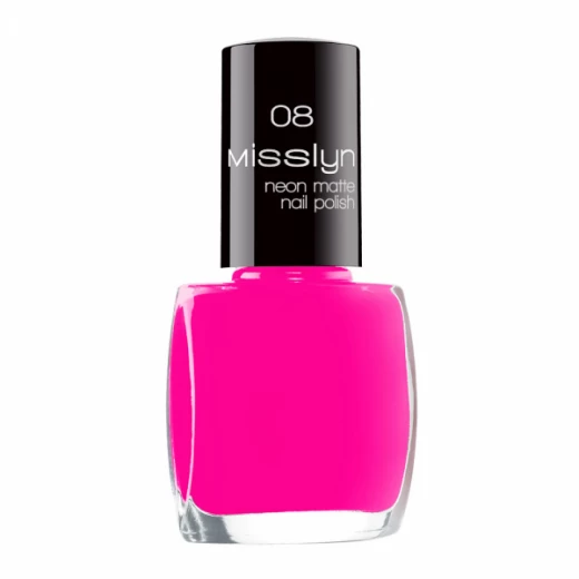 Misslyn Neon Matte Nail Polish No. 08 Fluorescent Paint Misslyn Neon Matte Nail Polish No. 08 Fluorescent Paint