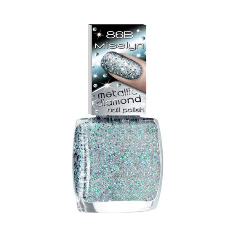 Misslyn Metallic Diamond Nail Polish No.86B Satellite War - ميسلين كوزمتكس