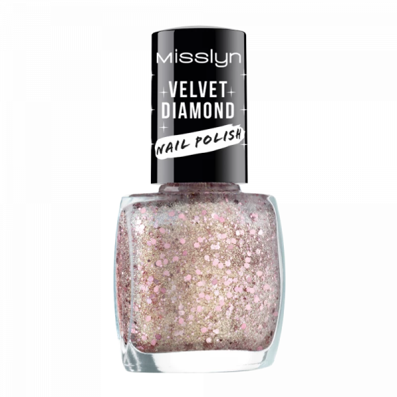 Misslyn Velvet Diamond Nail Polish No. 34 Damn Girl - ميسلين كوزمتكس