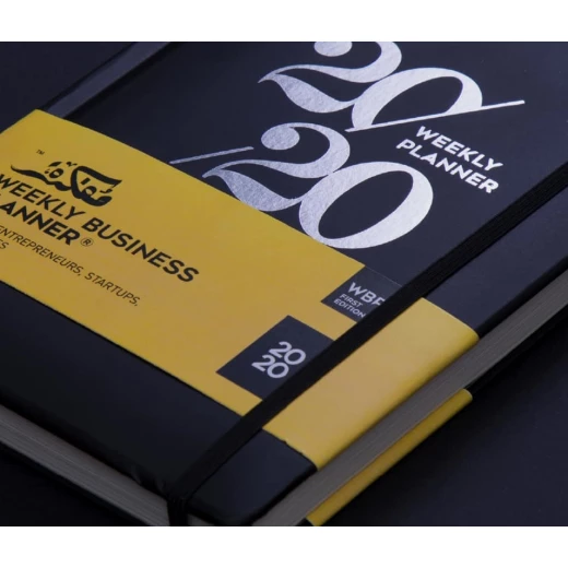 أجندة مفكرة للأعمال 2020 - متوفرة بألوان متعددة - أزرق أجندة مفكرة للأعمال 2020 - متوفرة بألوان متعددة - أزرق