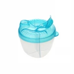 Potato Portable Four Compartment Milk Powder Box, Blue - بوتاتو
