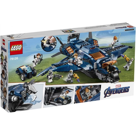 Lego Avengers Ultimate Quinjet 840 Pieces - ليجو - Image 5