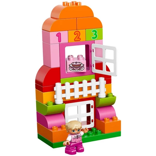 Lego   DUPLO® All-in-One-Pink-Box-of-Fun 65 Pieces - ليجو - Image 3