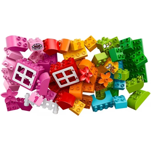 Lego   DUPLO® All-in-One-Pink-Box-of-Fun 65 Pieces - ليجو - Image 7