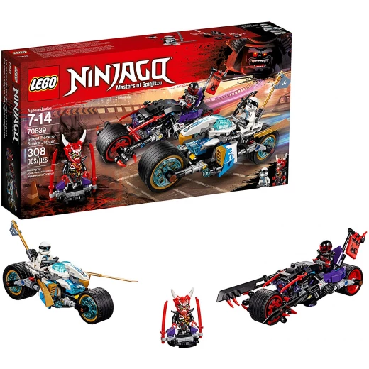 Lego Street Race of Snake Jaguar 308 Pieces Lego Street Race of Snake Jaguar 308 Pieces