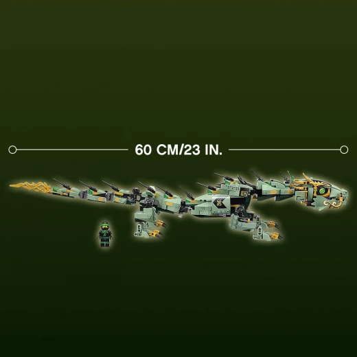 Lego Green Ninja Mech Dragon 544 Pieces - ليجو - Image 8