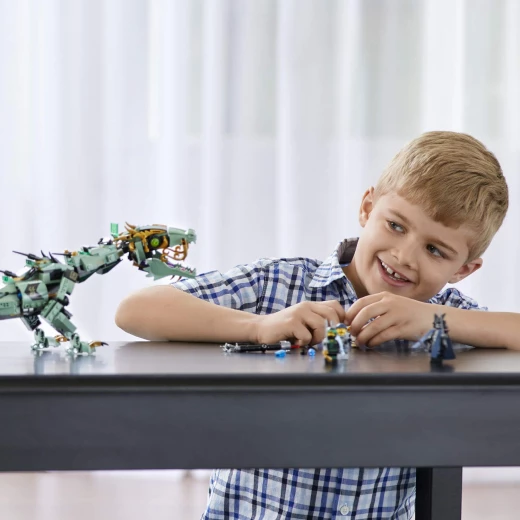 Lego Green Ninja Mech Dragon 544 Pieces - ليجو - Image 9
