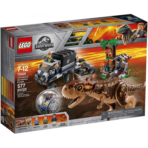 Lego Carnotaurus Gyrosphere Escape  577 Pieces - ليجو - Image 3