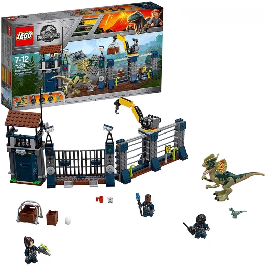 Lego Dilophosaurus Outpost Attack  289 Pieces