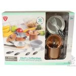 PlayGo Chef's  Collection 12 PCS (Metal  CookWare) - بلاي جرو