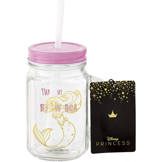 Funko Little Mermaid Mason Jar, One Size - Instant Mermaid Funko Little Mermaid Mason Jar, One Size - Instant Mermaid