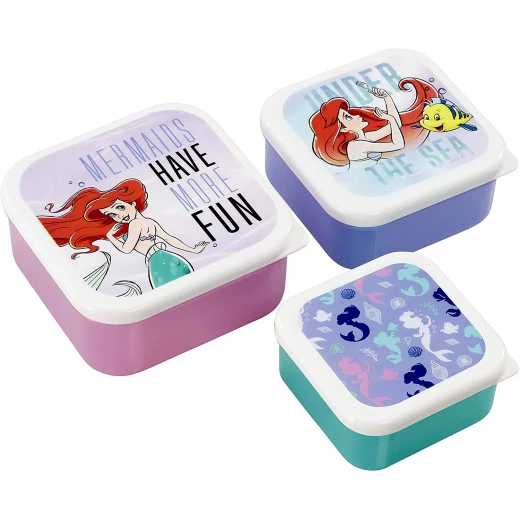 Funko Little Mermaid Plastic Storage Set, Polypropylene, 3 Sizes - Under The Sea - فانكو - Image 2