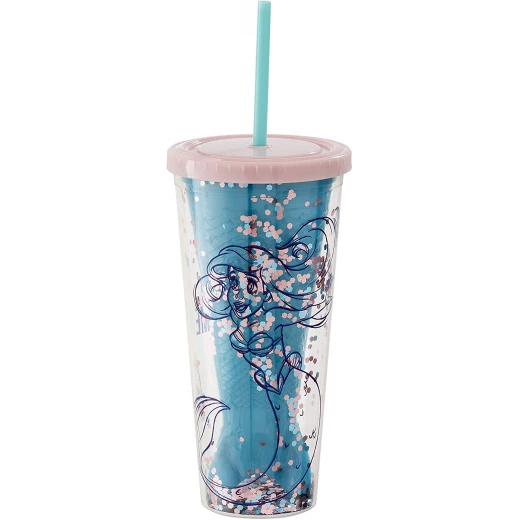 Little Mermaid Drinks Cup, Tinplate, Multicolour, 380 ml - فانكو - Image 2