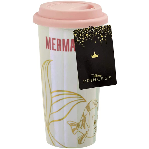 Funko Little Mermaid Lidded Mug, Porcelain, 473ml - Mermazing Funko Little Mermaid Lidded Mug, Porcelain, 473ml - Mermazing