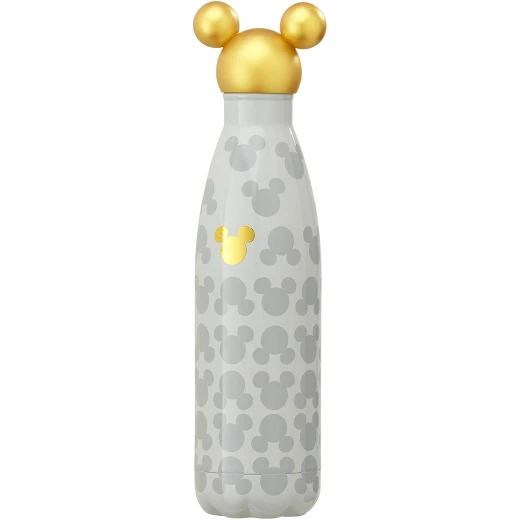 Funko Disney Classic Metal Water Bottle, Stainless Steel, 500 ml - Gold Mickey Head - فانكو - Image 2