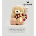 Hallmark Small Candy Cane Teddy Bear - هولمارك