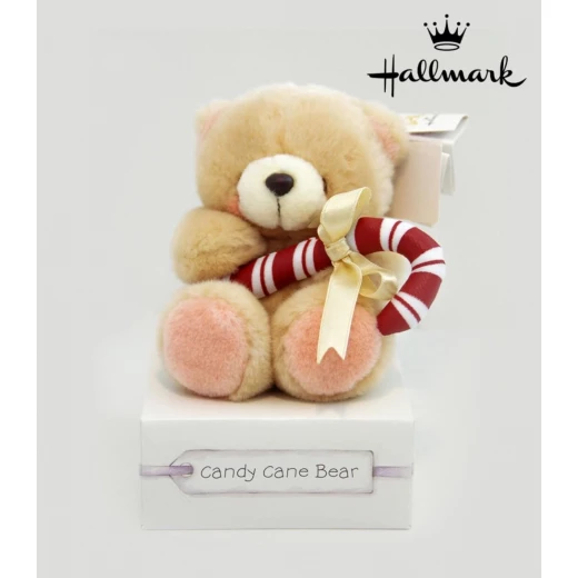 Hallmark Small Candy Cane Teddy Bear