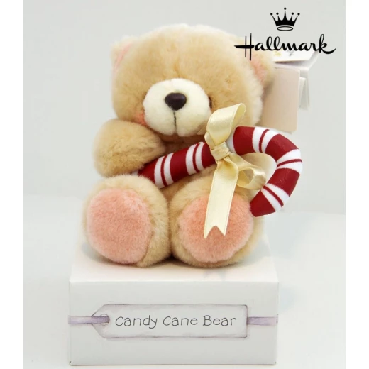 Hallmark Small Candy Cane Teddy Bear - هولمارك - Image 3