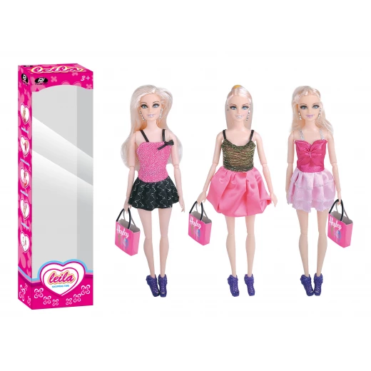 "P.JOY LEILA SHOPPING TIME DOLL " "P.JOY LEILA SHOPPING TIME DOLL "