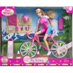 M & C Toys, Kari Michell Doll On Cycling - ام اند سي توي سنتر ال تي دي