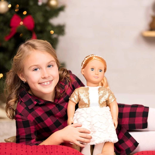 Our Generation Holiday Hope-Holiday Doll in Sequin Outfit, 18" - أور جيناريشن - Image 2