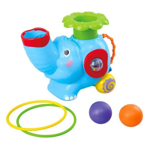 PlayGo Pop N Hoop Roller Elephant - بلاي جرو - Image 2