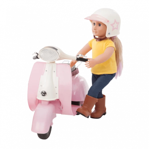 Our Generation Ride in Style Scooter, Pink and Ivory - Our Generation - Image 2