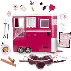 Our Generation 18 Inch Doll Deluxe Set with Blonde Hair, Blue Eyes, and 12+ Accessories for Hours of Imaginative Play, Including Outfits, Shoes, and a Brush for Styling Her Hair