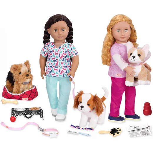 Our Generation - Yorkshire Posable Dog- Toys, Accessories, and Pets for 18 inch Dolls- for Age 3 and Up - أور جيناريشن - Image 2