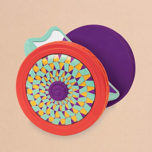 B. Toys – Looky-Looky Crawl Along Mirror – Sensory Crawling Toy for Babies - بي. تويز - Image 4
