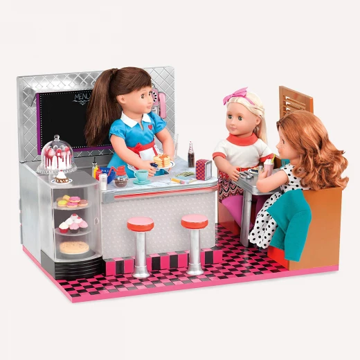 Our Generation Dolls Bite to Eat Retro Diner - أور جيناريشن - Image 3