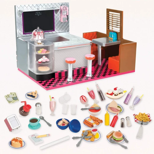Our Generation Dolls Bite to Eat Retro Diner - أور جيناريشن - Image 2