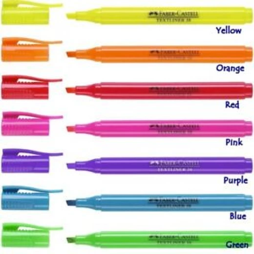 Faber Castell Textliner 38 slim Highlighter - Violet - فابر كاستل - Image 2
