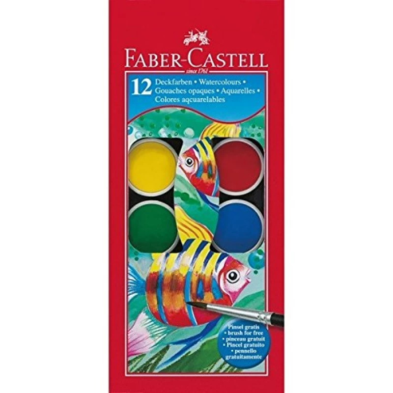 Faber Castell | Set Of Watercolor Paints | 12 Colors - Faber Castell