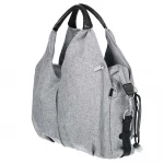 Lassig Neckline Bag-  Black Melange - لاسيج