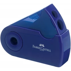Faber Castell Sleeve Double Hole Sharpener Box, Blue