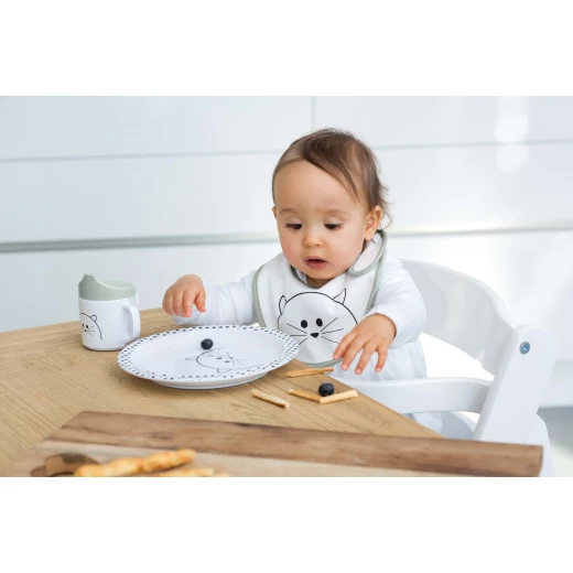 Lassig WaterProof Bib Little Chums S Cat - لاسيج - Image 3