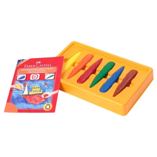 Faber Castell Wax Crayons Grip early age 6cl - فابر كاستل - Image 2