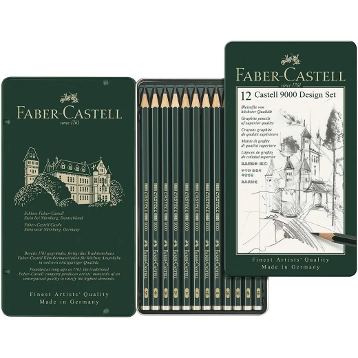 Faber Castell Graphite pencil CASTELL 9000 Design set Faber Castell Graphite pencil CASTELL 9000 Design set