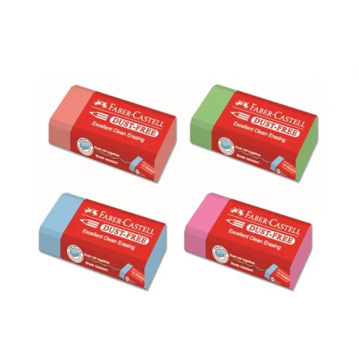 Faber Castell Erasers PVC Free Paper Slv. Pastl 100x - فابر كاستل - Image 2